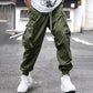 Men's Casual Loose Vintage Flap Pocket Pants