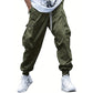 Men's Casual Loose Vintage Flap Pocket Pants