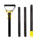 30-61 Inch Black Adjustable Weeding Loop Stirrup Hoe