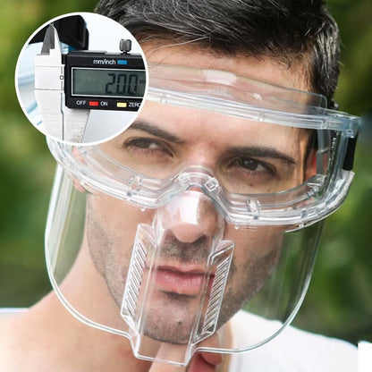 ✨Eco-friendly and safe material ✅Multi-purpose ergonomic transparent protective face shield