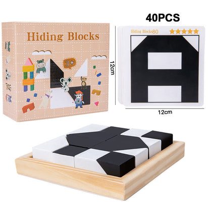 🎁Great Gift🎁Puzzle Hidden Building Blocks Puzzle Toys