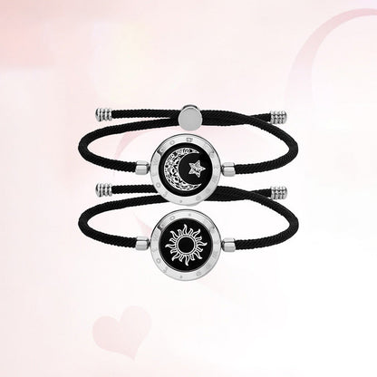 Long Distance Touch Vibration & Light up Bracelets for Couples