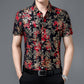 Men's Trendy Pattern Breathable Short Sleeve Shirt