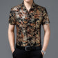 Men's Trendy Pattern Breathable Short Sleeve Shirt