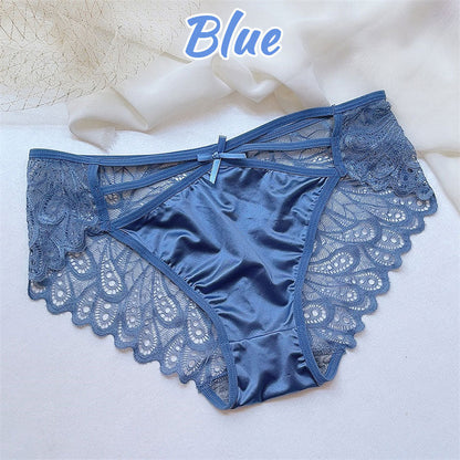 [best gift] Women's Sexy Lace Sheer Panties with Plus Size