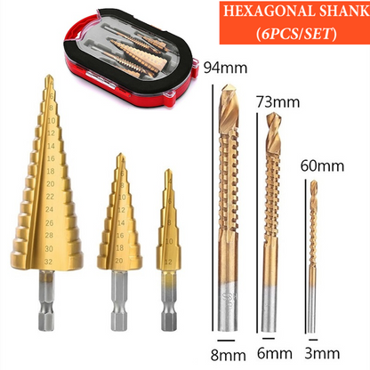 🔥HotSale🔥Titanium Plating Drill Bit Set（6pcs）