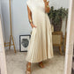 🔥Summer Promotion 49% OFF 🔥Sleeveless Pleated Simple Solid Color Dress