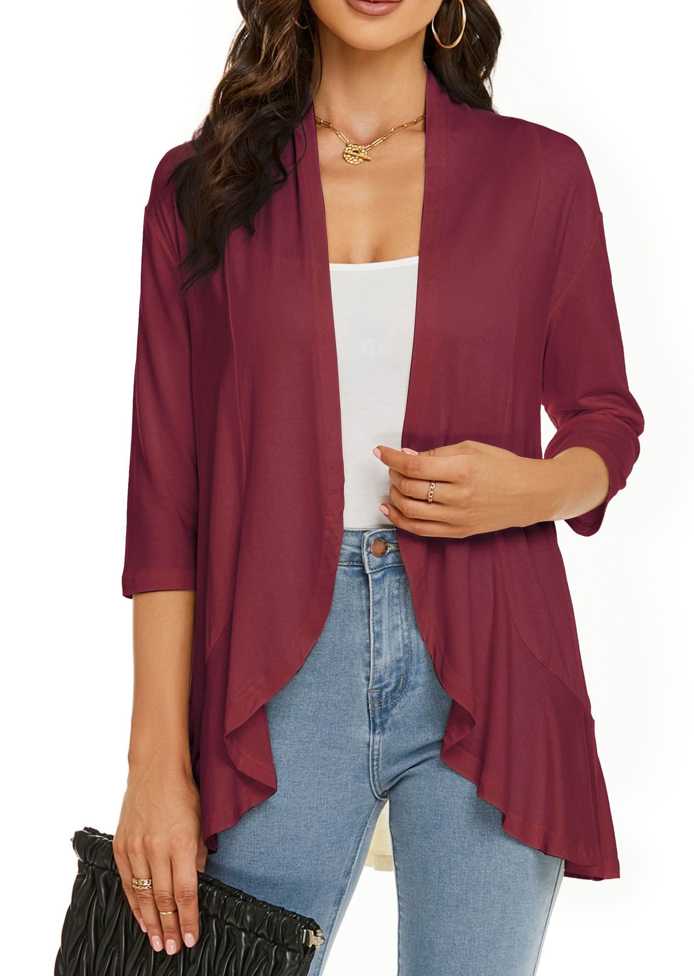 🔥Free Shipping +5% to 20% OFF 🔥💖Casual Lightweight Cardigans With Open Front For Women💖