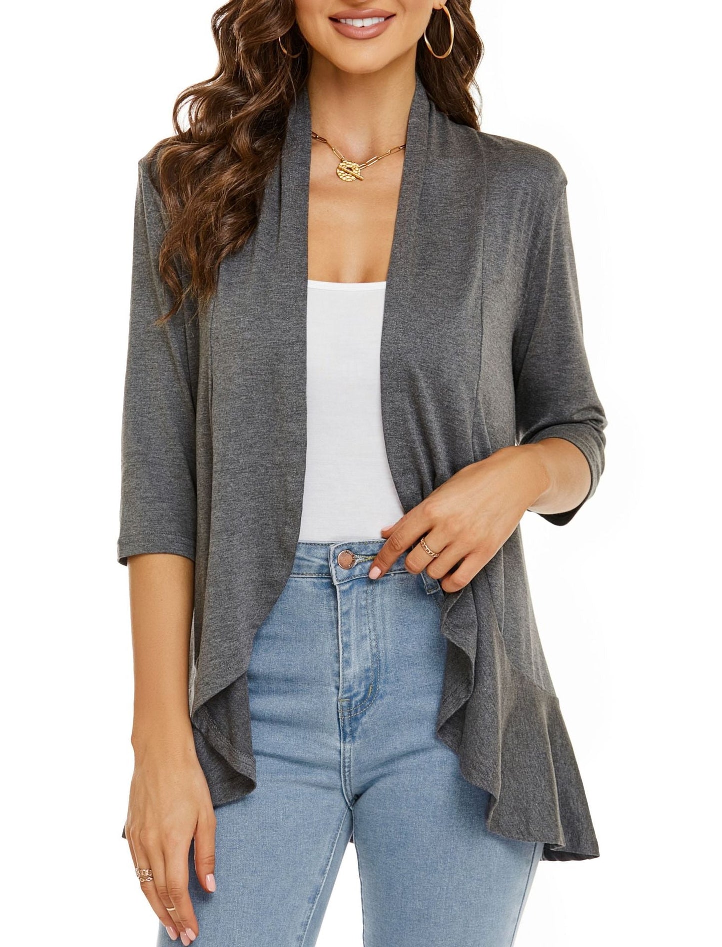 🔥Free Shipping +5% to 20% OFF 🔥💖Casual Lightweight Cardigans With Open Front For Women💖
