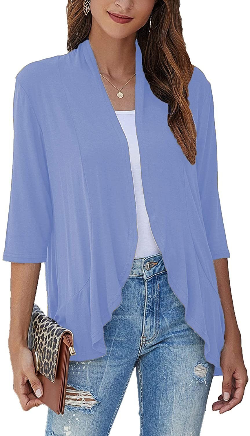 🔥Free Shipping +5% to 20% OFF 🔥💖Casual Lightweight Cardigans With Open Front For Women💖