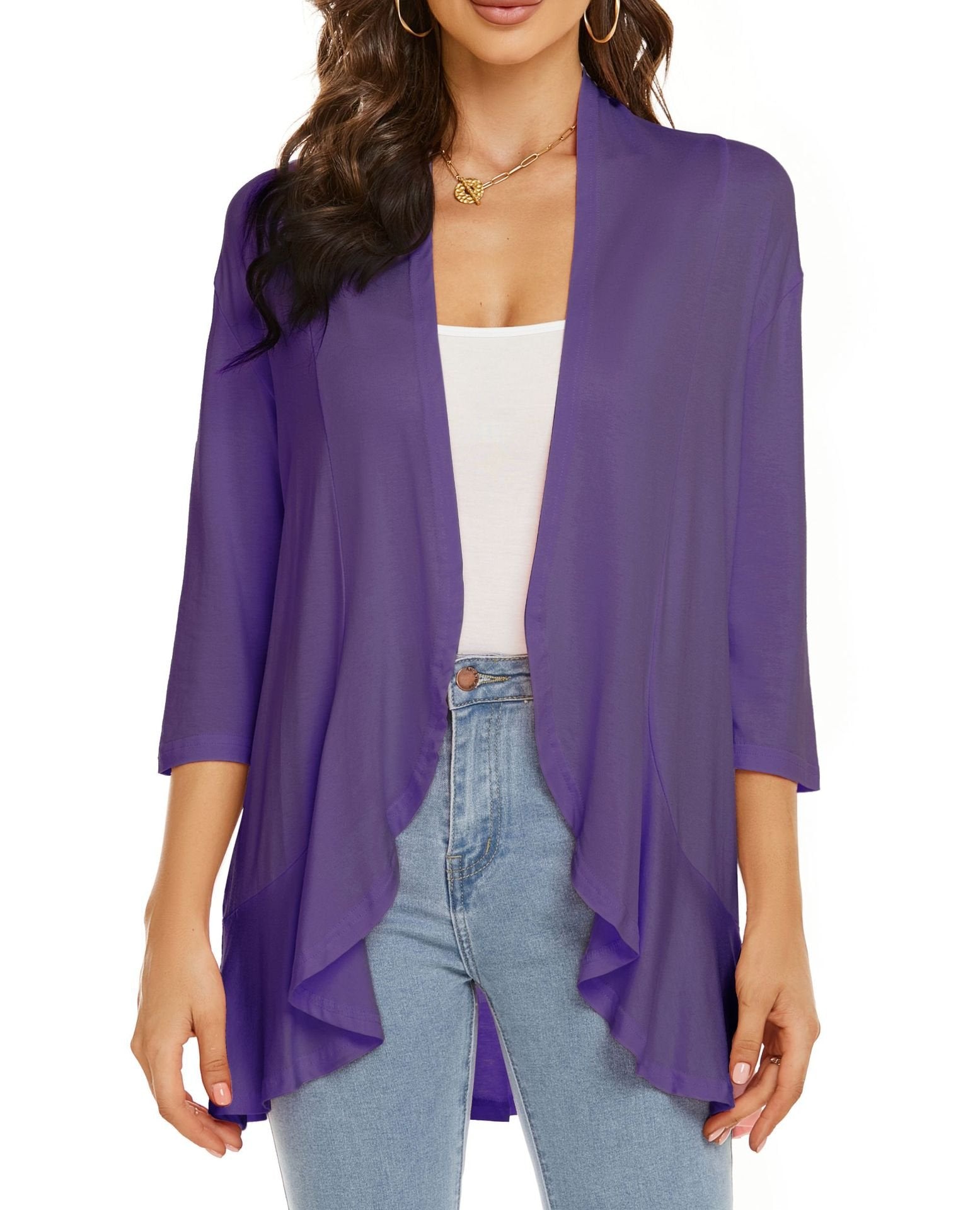 🔥Free Shipping +5% to 20% OFF 🔥💖Casual Lightweight Cardigans With Open Front For Women💖