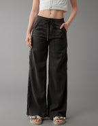 🔥BUY 2 GET 10% OFF💝Linen-Blend Wide-Leg Cargo Pant
