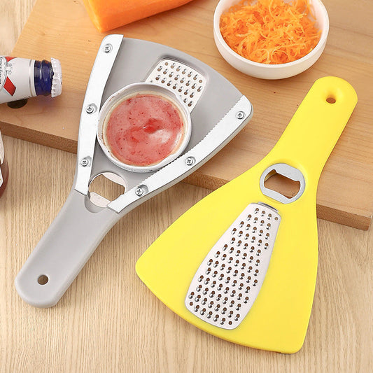 💪A good helper in the kitchen 💪3-in-1 Can Opener, Bottle Opener, Vegetable Grater