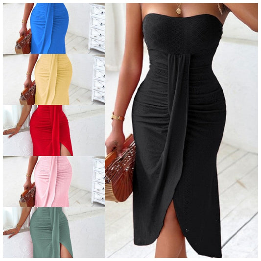 Women’s Elegant Trendy Slim Fit Strapless Dress