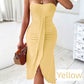 Women’s Elegant Trendy Slim Fit Strapless Dress