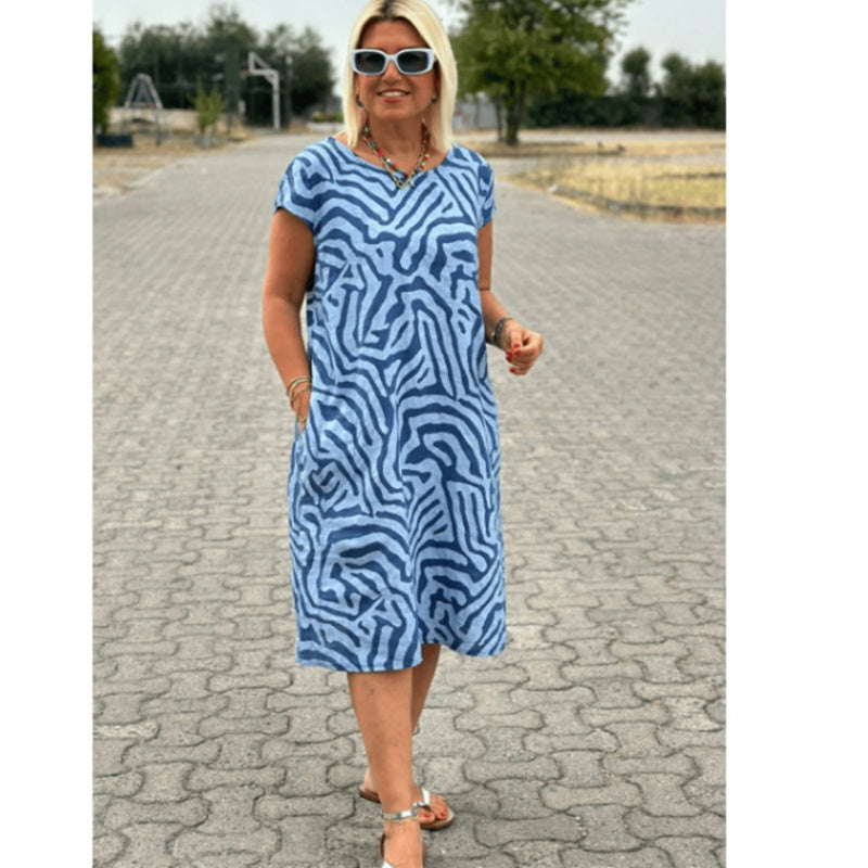 ✨2024 New Boho Vintage Casual Printed Dress💃