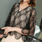 Women's Elegant Sequin 3/4 Sleeved Shrugs