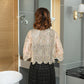 Women's Elegant Sequin 3/4 Sleeved Shrugs