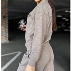 🎁fall and winter essentials🎁Women's Knitted Buttoned Jacket and Pants Two-piece Set