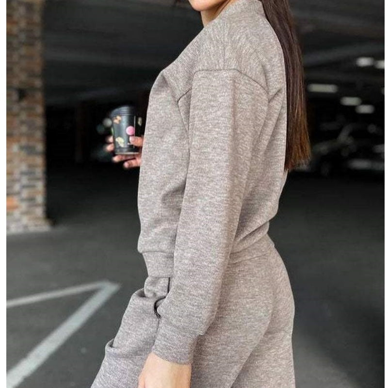 🎁fall and winter essentials🎁Women's Knitted Buttoned Jacket and Pants Two-piece Set