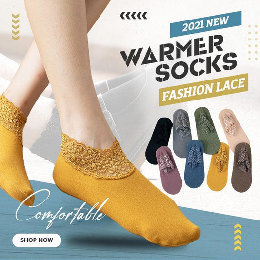 2024 New Fashion Lace Warmer Socks