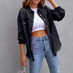 🍂Early Fall Specials 58% OFF💕Relaxed Fit Denim Style Jacket