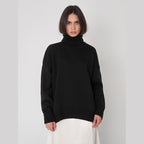 Women's Casual Solid Color Turtleneck Sweater