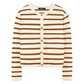 Women’s Trendy Striped Cardigan Sweater with Pockets