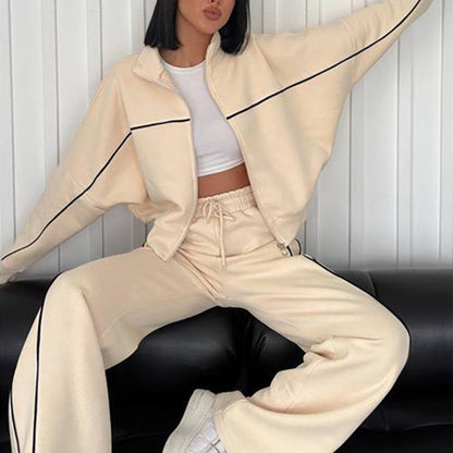 💕Hot Sale 50% off💕Women's 2 Piece Zip-Up Sweatsuits