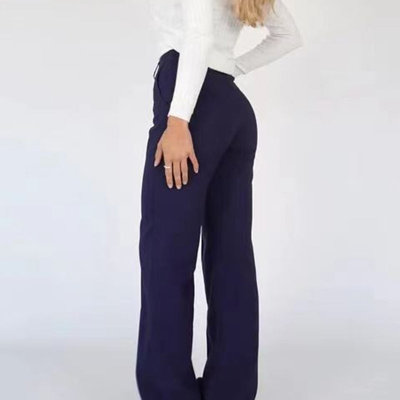 🍁New for autumn👖Women’s High Waist Stretchy Straight Leg Work Pants
