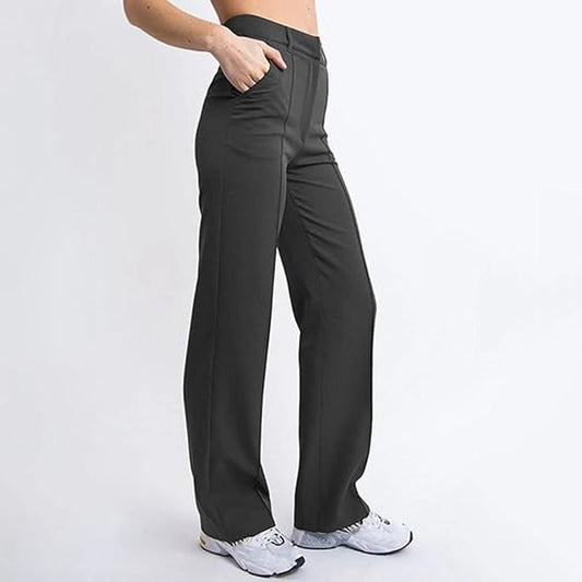 🍁New for autumn👖Women’s High Waist Stretchy Straight Leg Work Pants