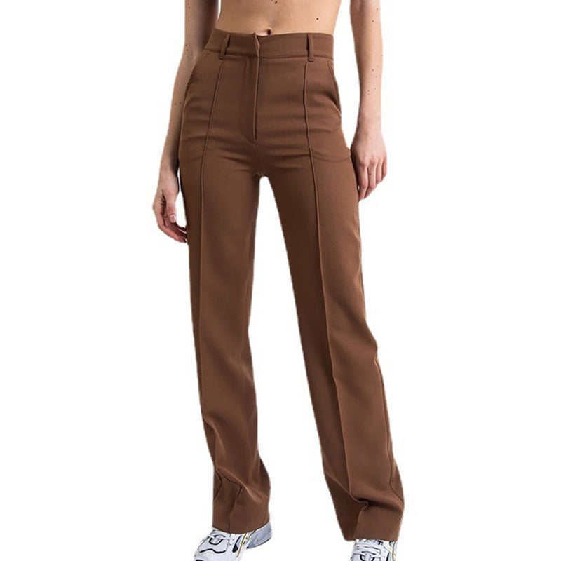 🍁New for autumn👖Women’s High Waist Stretchy Straight Leg Work Pants