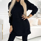 🍂Fall Specials🍂Women's Fashion Solid Color Hoodie And Lined Leggings Two-Piece Set