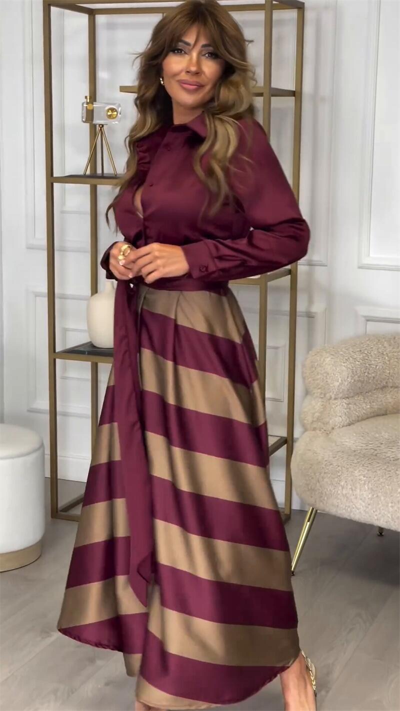 Elegant Printed Strap Dress