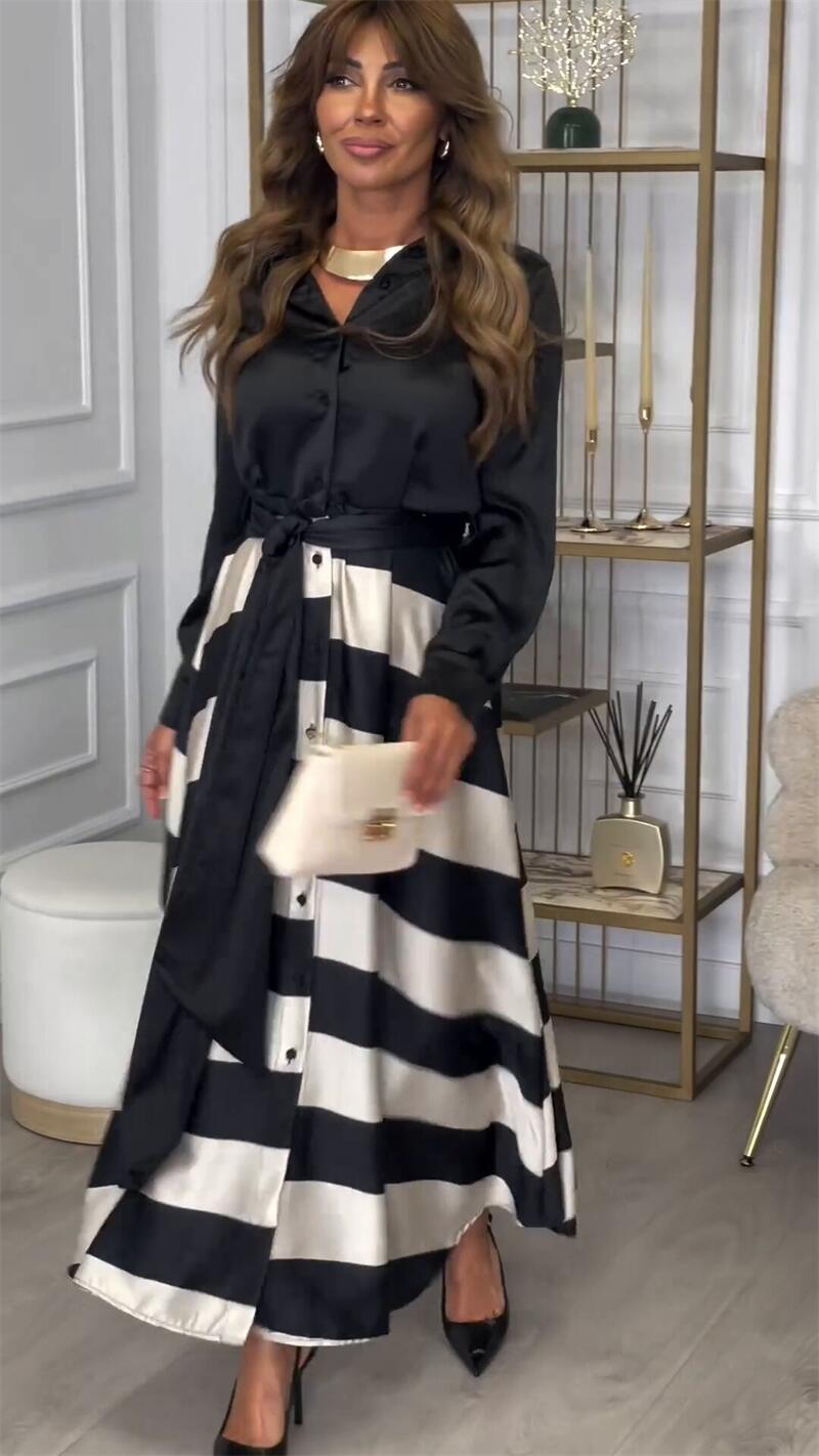 Elegant Printed Strap Dress