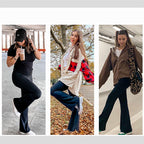 Women's High Stretch High Waist Flared Pants
