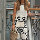 Women's Vintage Floral Crochet Two-Piece Set