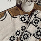 Women's Vintage Floral Crochet Two-Piece Set