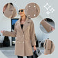 🍂Fall Specials🍂Women's Solid Color Double Breasted Coat