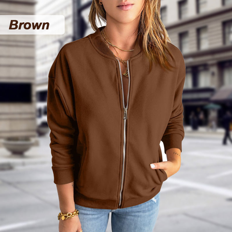 🍂Fall Specials🍂Women's Casual Zippered Jacket