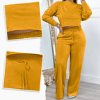 🍂Fall Specials🍂Women’s Comfortable Solid Color Casual Sports 2-piece Set