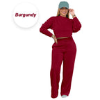 🍂Fall Specials🍂Women’s Comfortable Solid Color Casual Sports 2-piece Set