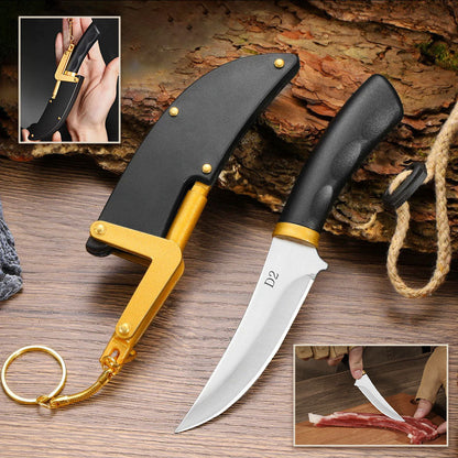 🎄Christmas Promotion 🎁Multipurpose Outdoor Portable Fruit Knife with Sheath