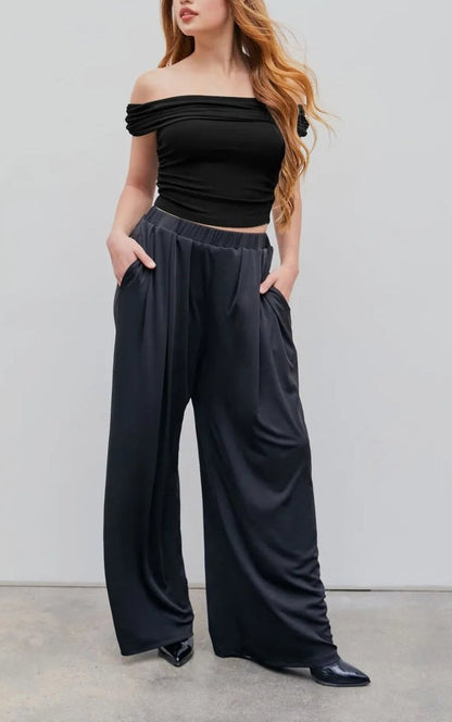 🍂Fall Specials🍂High Elastic Wide Leg Pants