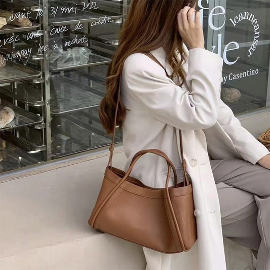 Super Large Capacity 👜 Women's PU Leather Tote Bag with Matching Purse