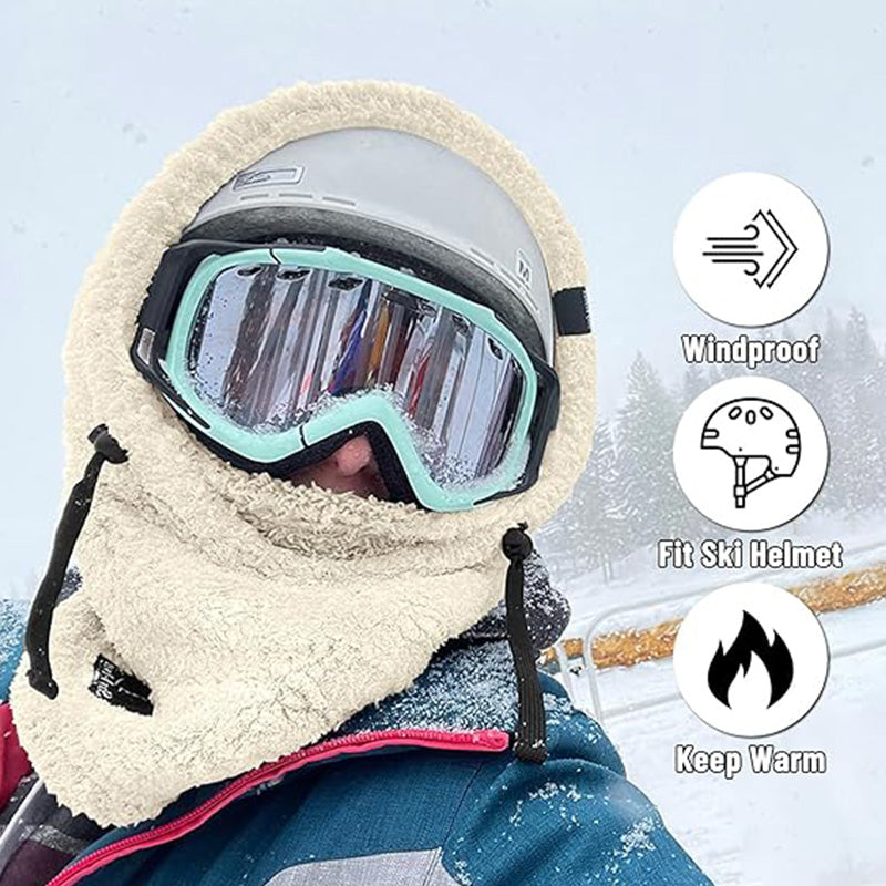 🔥Early Winter Discount-50% OFF⏰Unisex Warm Ski Hooded Scarf ☃️☃️