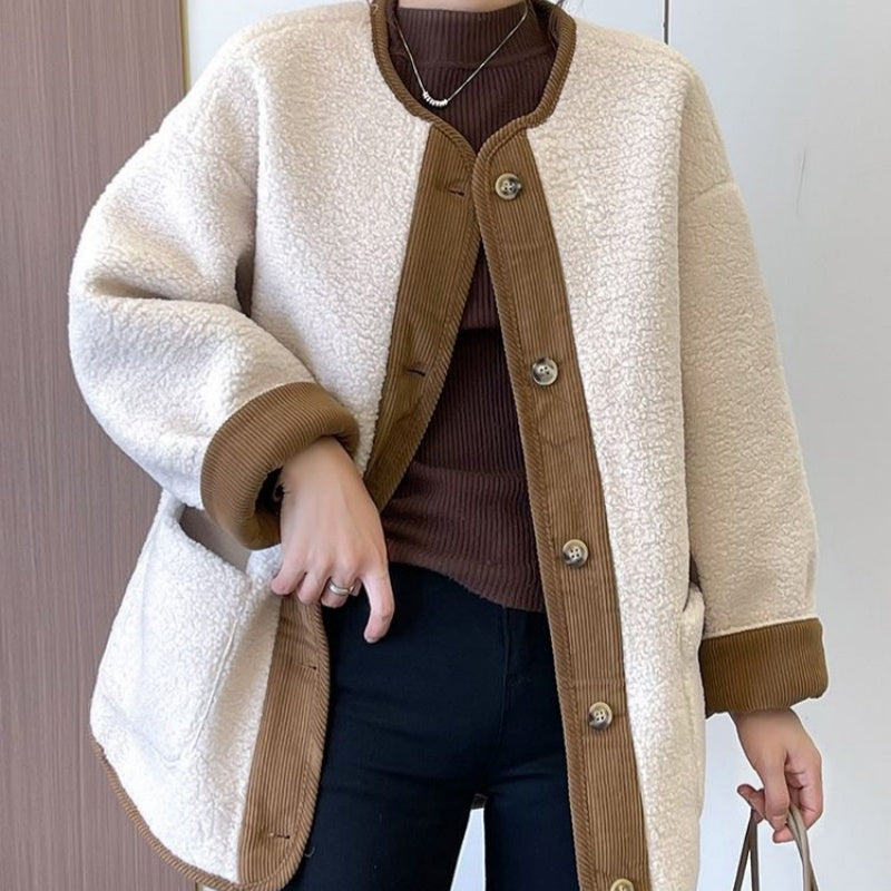 New for autumn✨Women's Solid Button Down Coats with Pockets