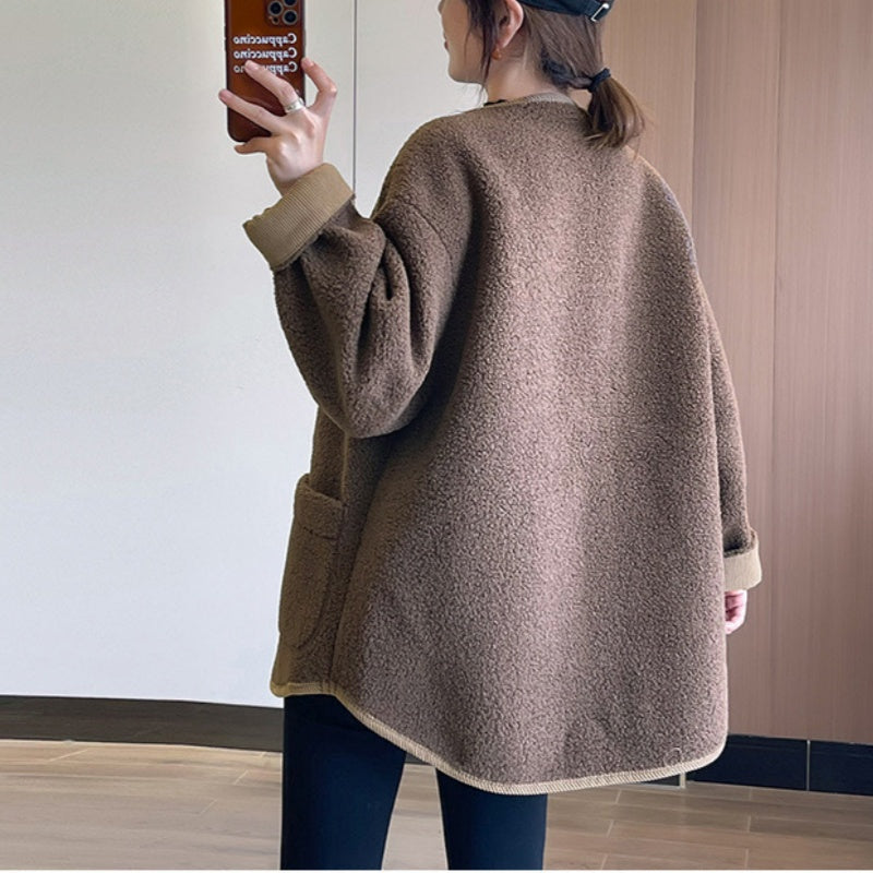 New for autumn✨Women's Solid Button Down Coats with Pockets