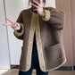 New for autumn✨Women's Solid Button Down Coats with Pockets
