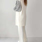 Balloon Sleeve Striped Knitwear Cardigan & Pants Two-piece Set✈️ free shipping